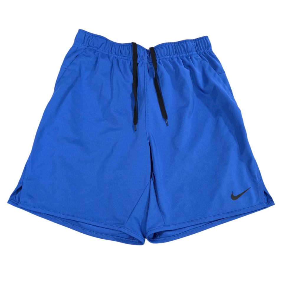 Nike Dri-Fit Short Mens Blue Small‎ 100% Polyester Drawstring Unlined Activewear